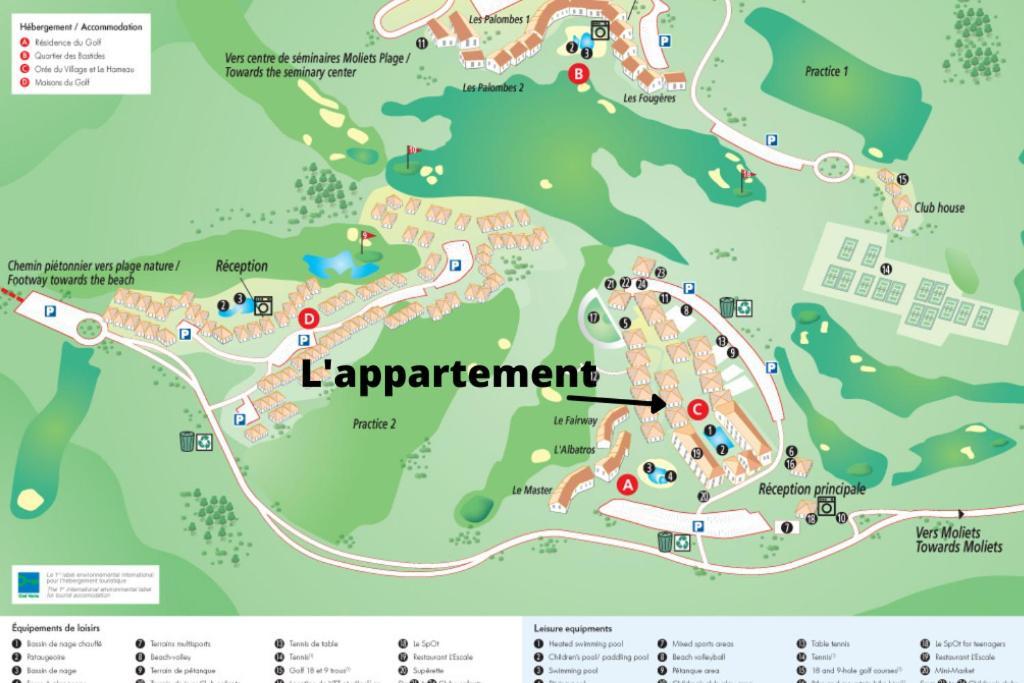 Le Hameau Des Vagues 4-5 Pers Piscines Et Nature A Moliets Екстериор снимка